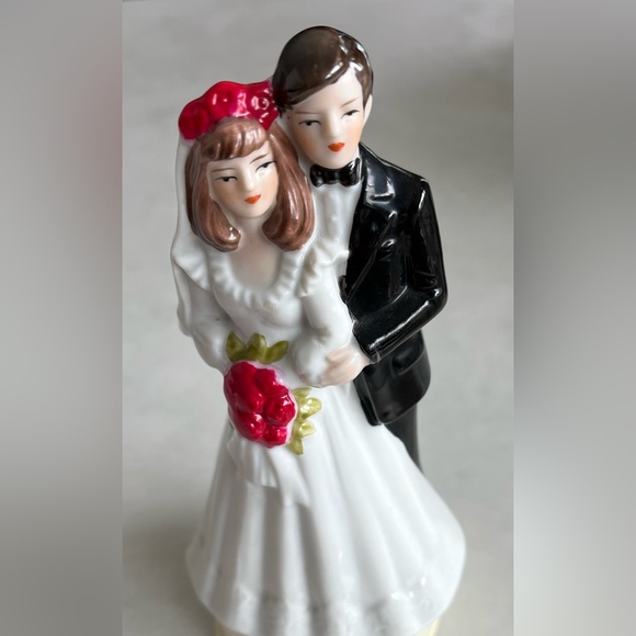 Other - Vintage Bride and Groom Wedding Cake Topper